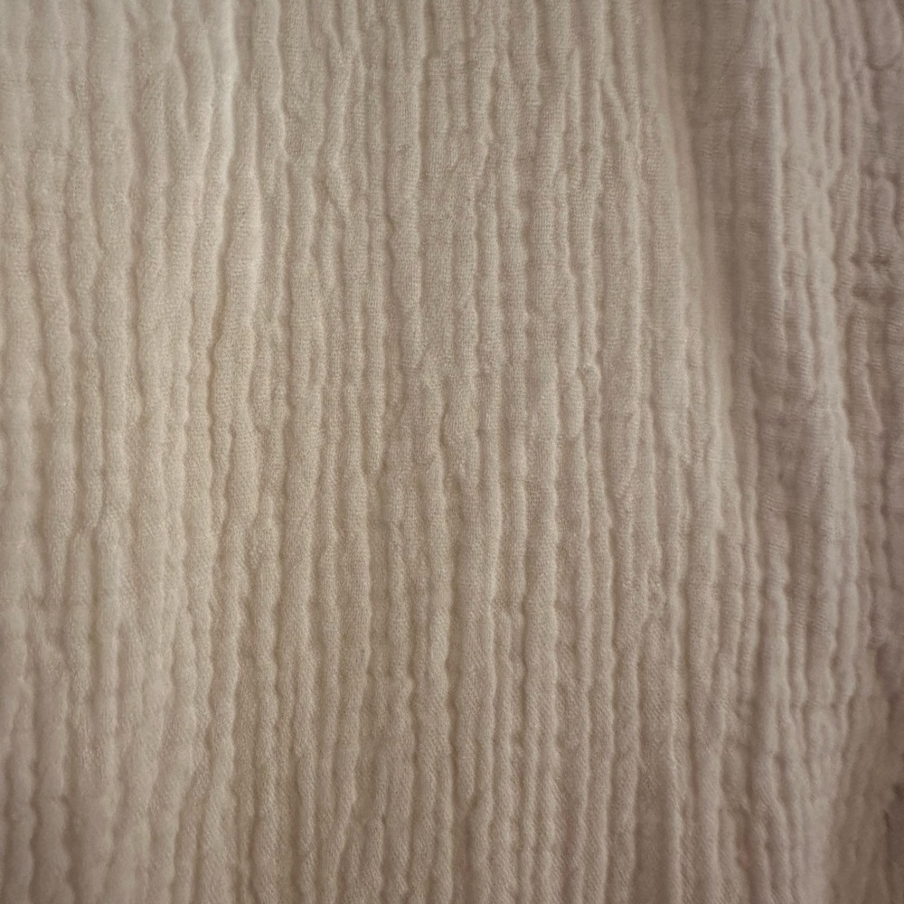 NWOT COMFY OVERSIZED CASUAL CREAM/OATMEAL JUMPSUIT WITH BUTTONS - Picture 8 of 9